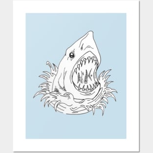 Shark Posters and Art